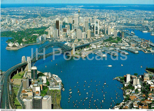 Aerial view of Sidney - 375 - 1987 - Australia - used