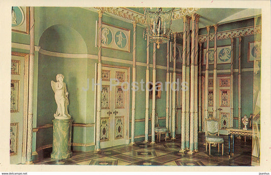 Town of Pushkin - Great (Yekaterinsky) Palace - Bed Chamber - 1971 - Russia USSR - unused - JH Postcards