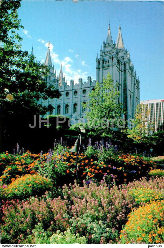Salt Lake City - Utah - Temple Square - The Church of Jesus Christ of Latter Day Saints - 2000 - USA - used - JH Postcards