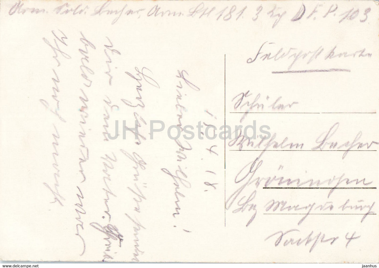 Anvers - Anvers - Lefebvre dok - Bassin Lefebvre - navire - carte postale ancienne - 1918 - Belgique - utilisé