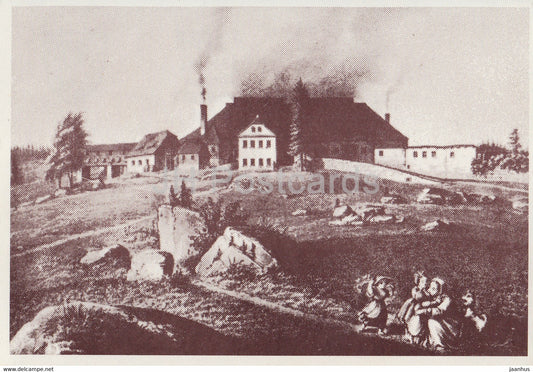 Die Hutte von Christiansthal - art - Germany DDR - unused - JH Postcards