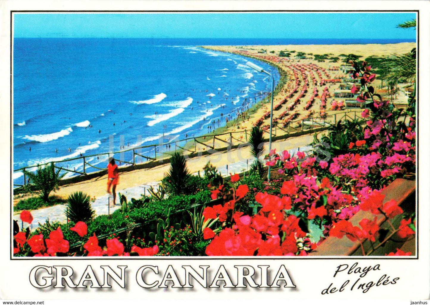 Playa del Ingles - Gran Canaria - beach - 079 - Spain - used - JH Postcards
