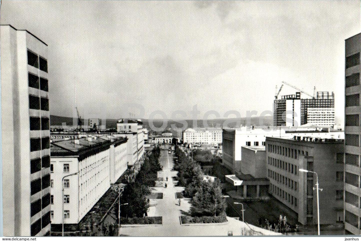 Murmansk - Vorovsky street - 1979 - Russia USSR - unused - JH Postcards