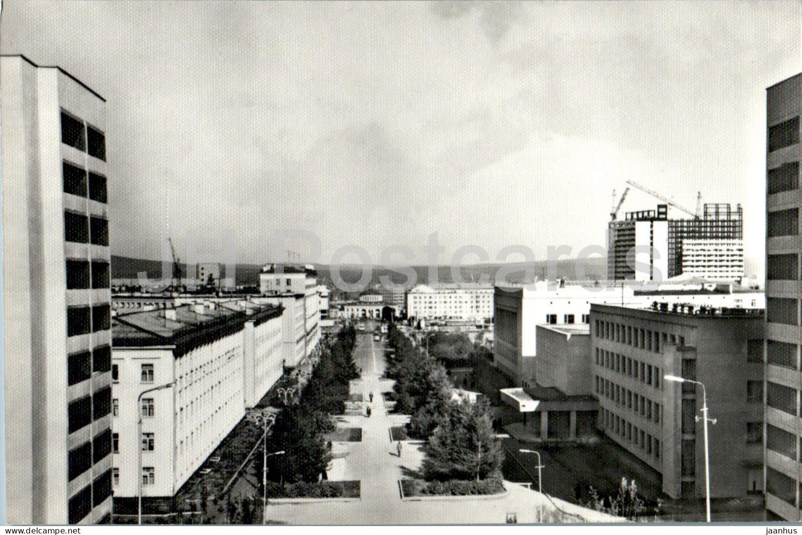 Murmansk - Vorovsky street - 1979 - Russia USSR - unused - JH Postcards
