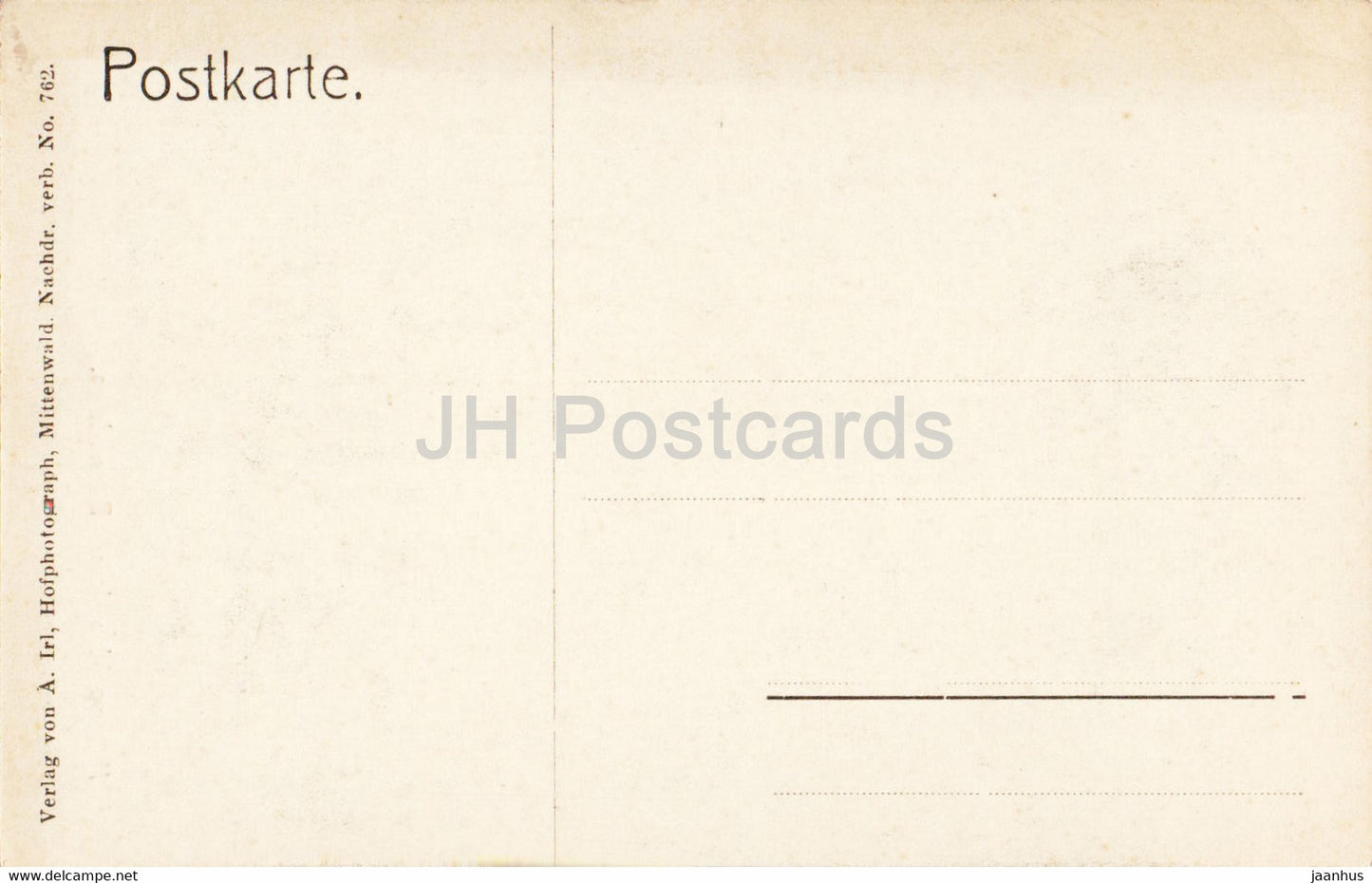 Mittenwald a Isar - Neunerhaus - alte Postkarte - Deutschland - unbenutzt
