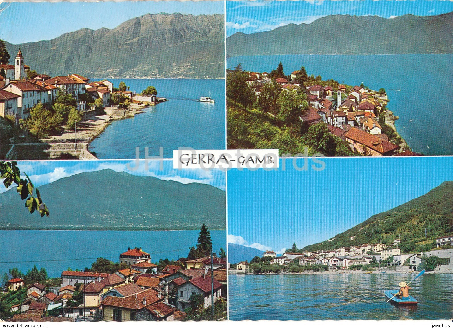 Gerra Gamb - Il Gambarogno pittoresco - Gerra - multiview - 6121 - 1973 - Switzerland - used - JH Postcards