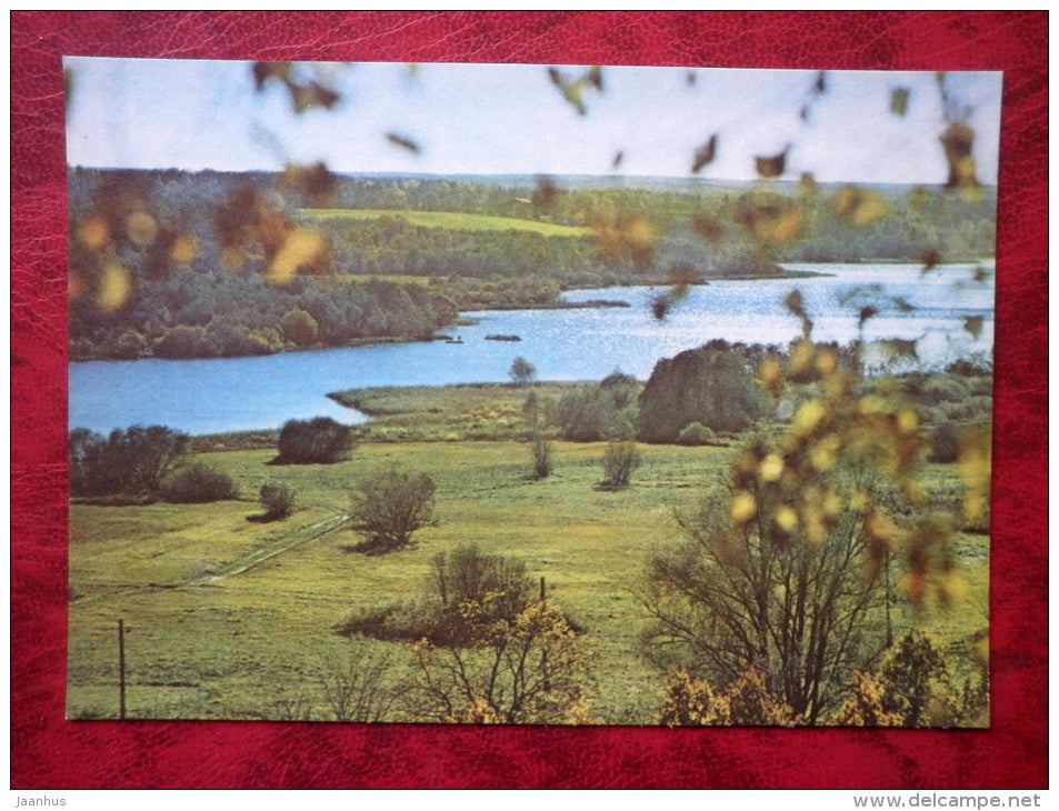 Lake Viljandi - Estonian lakes - 1979 - Estonia - USSR - unused - JH Postcards