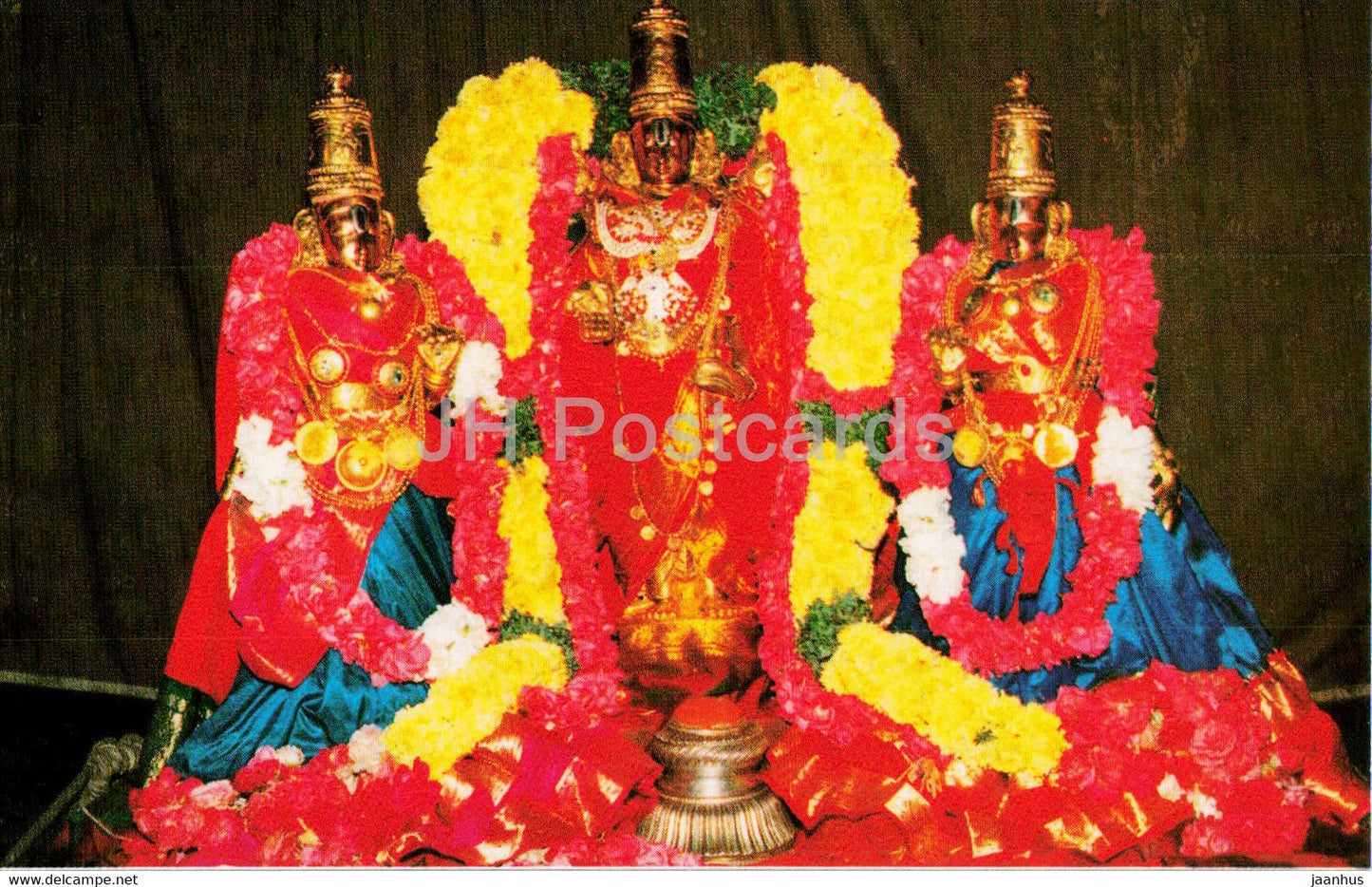 Tirumala - Lord Sri Balaji Utasava Murthy - India - unused - JH Postcards