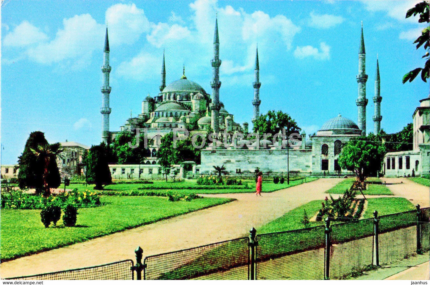 Istanbul - The Blue Mosque - 1965 - Turkey - used - JH Postcards