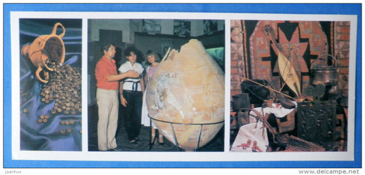 Abkhazian State Museum of Local Lore - pottery - musical instrument - Sukhumi - 1984 - Abkhazia - Georgia USSR - unused - JH Postcards