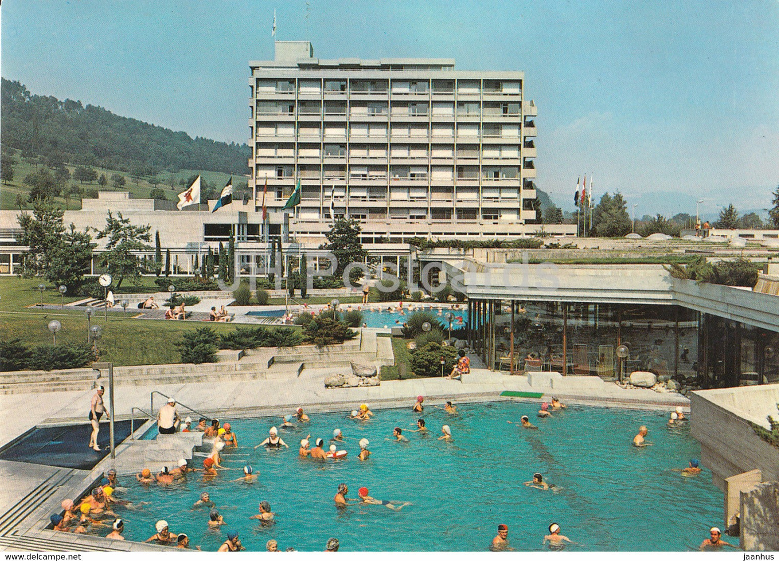 Thermalbad Zurzach AG - Rheumaklinik - pool - 1979 - Switzerland - used - JH Postcards