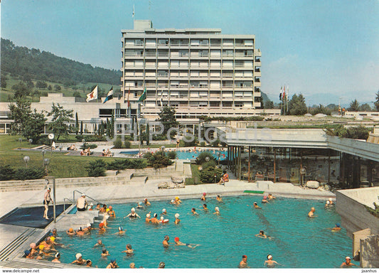 Thermalbad Zurzach AG - Rheumaklinik - pool - 1979 - Switzerland - used - JH Postcards