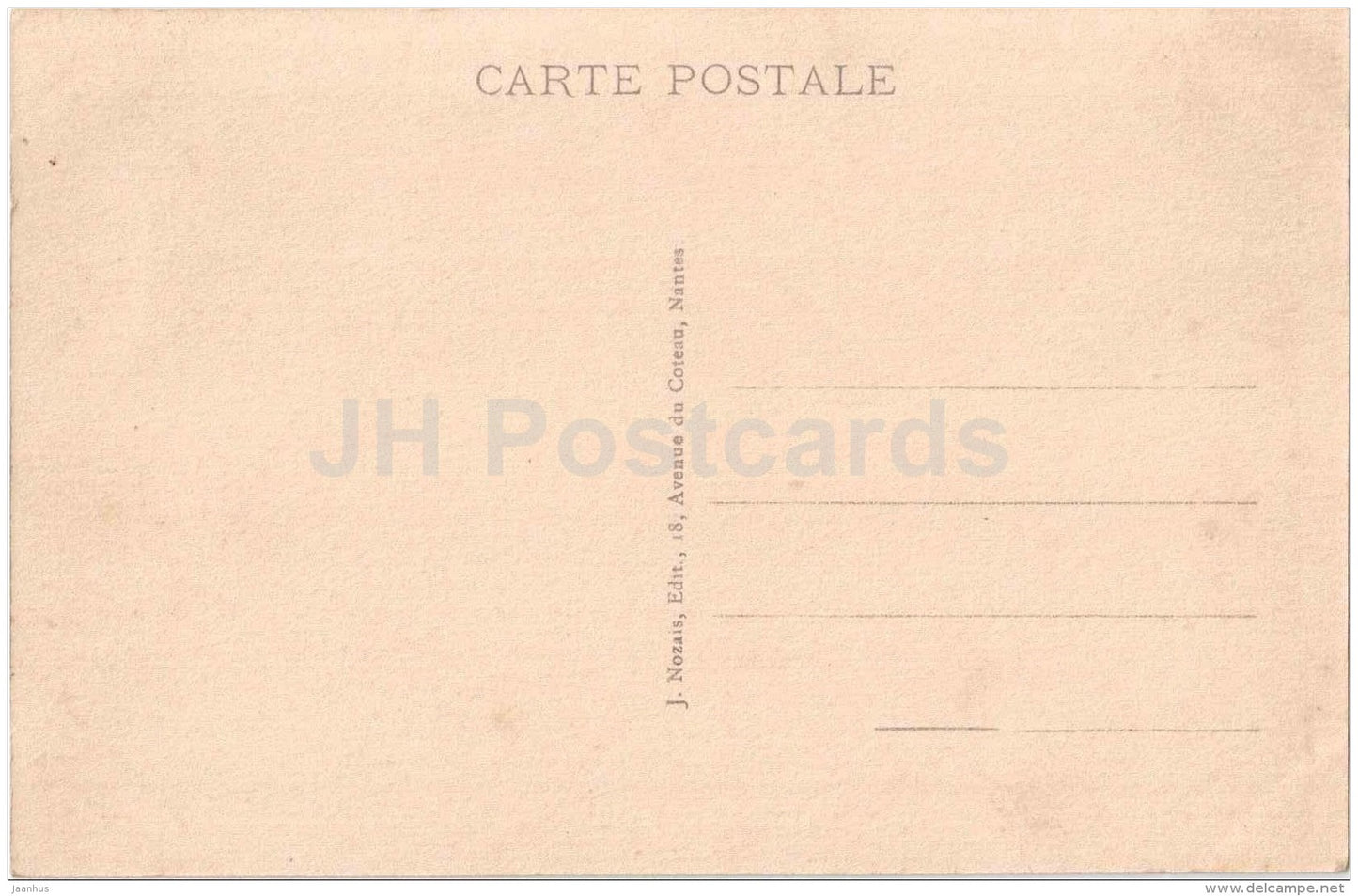 Le Pont a Transbordeur - port - Nantes - France - 45 - Gilbert - old postcard - unused - JH Postcards