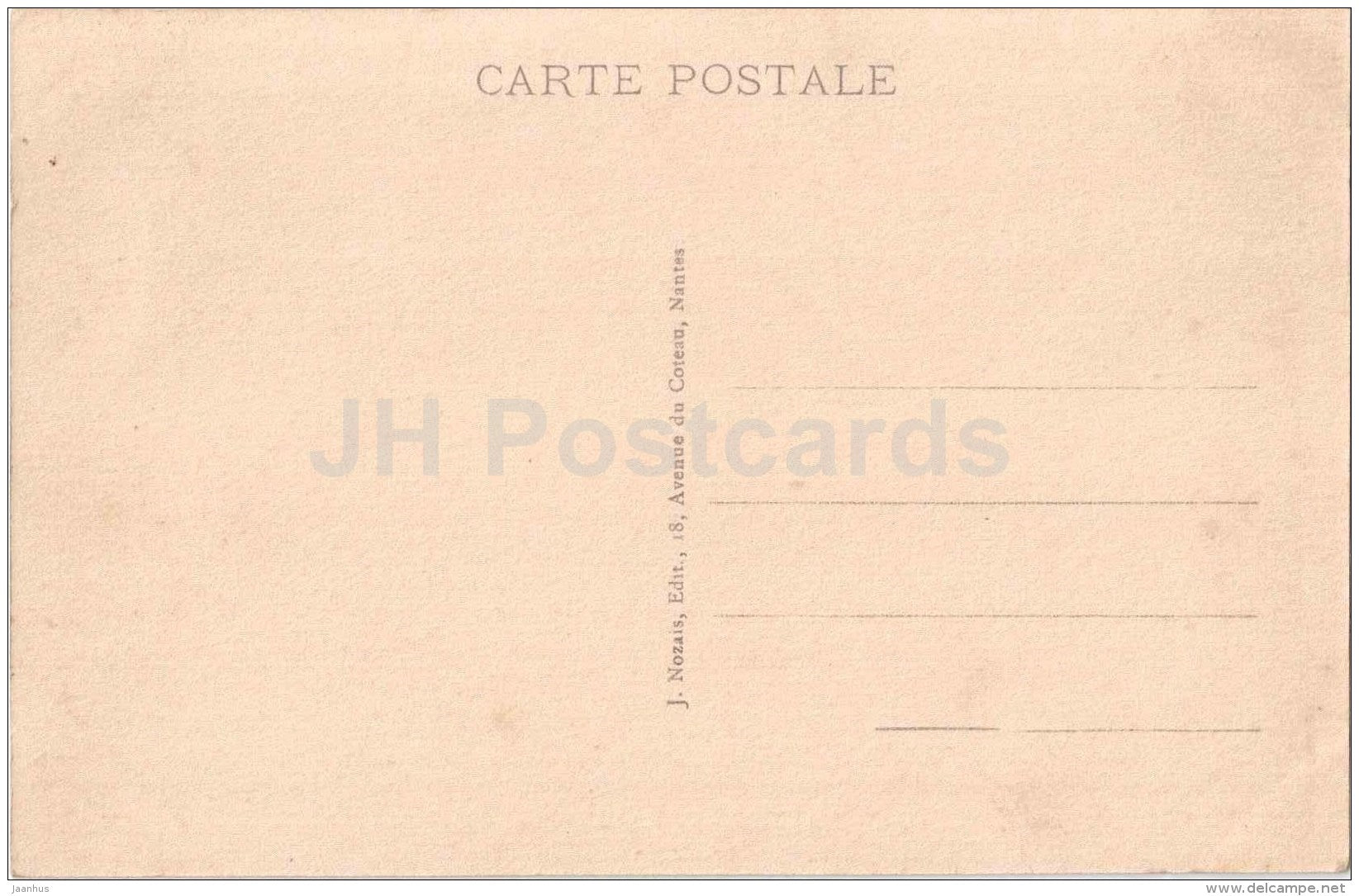 Le Pont a Transbordeur - port - Nantes - France - 45 - Gilbert - old postcard - unused - JH Postcards