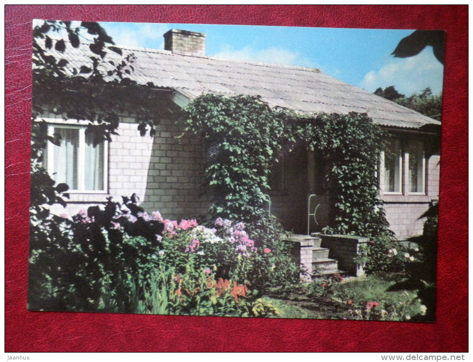 painter Paul Kamm house - Hiiumaa island - 1977 - Estonia USSR - unused - JH Postcards
