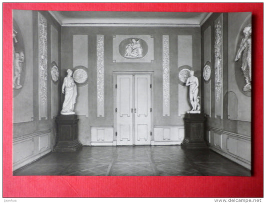 The White Room - Heidecksburg Castle - old postcard - Germany DDR - unused - JH Postcards
