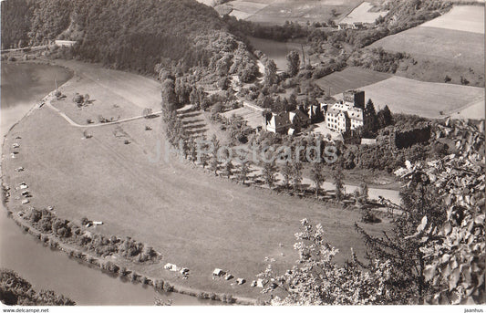 Schloss Langenau - castle - 1960 - Germany - used - JH Postcards