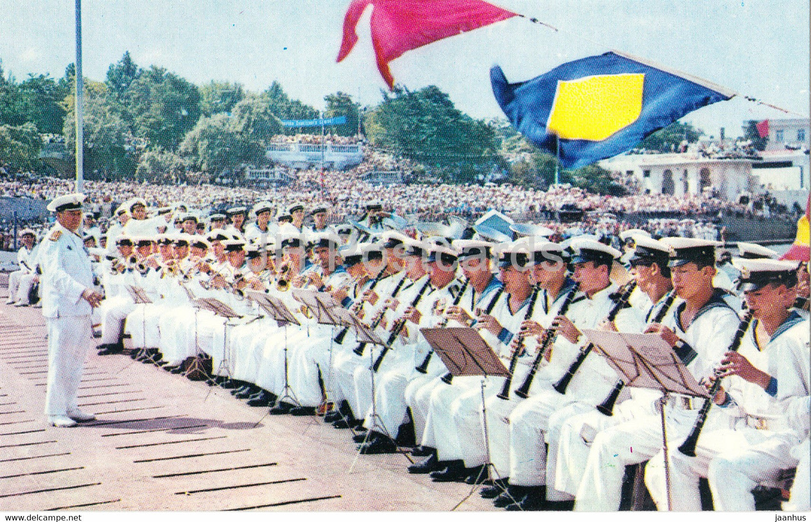 Sevastopol - performance of the ensemble of the Red Banner Black Sea Fleet - Crimea - 1969 - Ukraine USSR - unused - JH Postcards