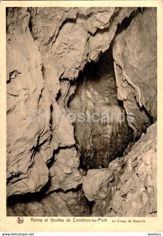 Abime et Grottes de Comblain au Pont - Le Cirque de Gavarnie - cave - old postcard - Belgium - unused - JH Postcards
