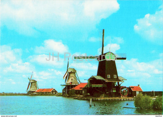Dutch Windmills - windmill - Netherlands - unused - JH Postcards