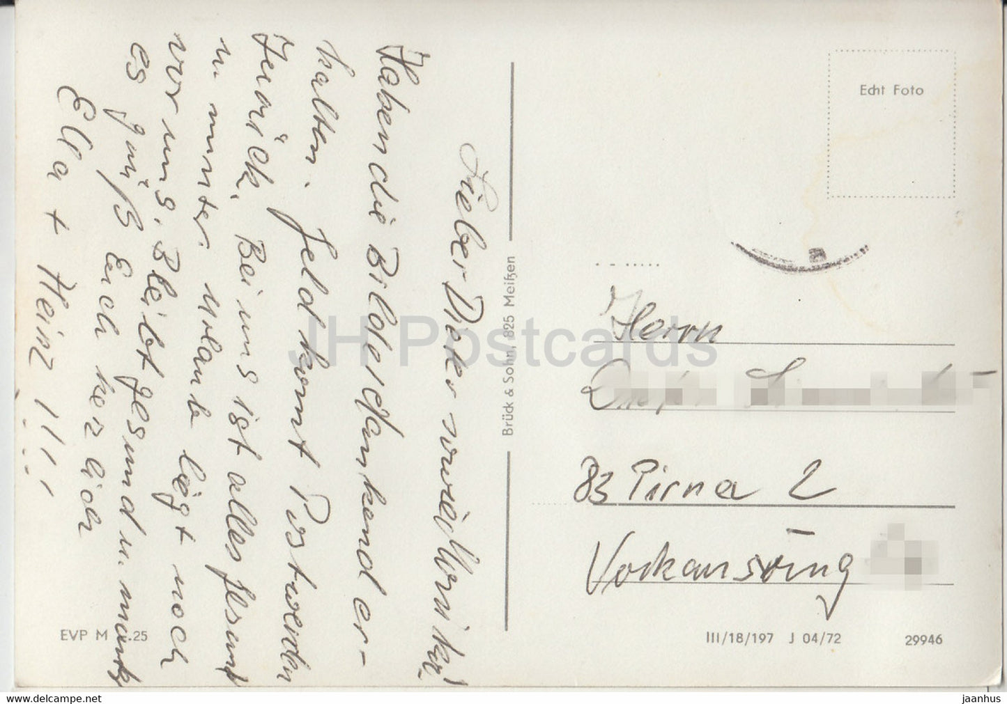 Nossen - Muldental - Marktplatz - bus - Huthaus und Autobahnbrucke - Romanisches Tor - Germany - used