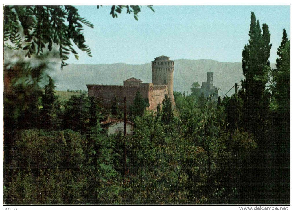 La Rocca e La Torre dell´Orologio - fortress - Brisighella - Ravenna - Emilia-Romagna - 48013 - Italia - Italy - u - JH Postcards