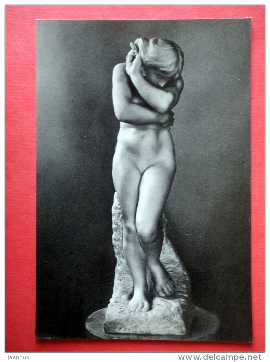 Eve , 1881 - sculpture by August Rodin - french art - unused - JH Postcards