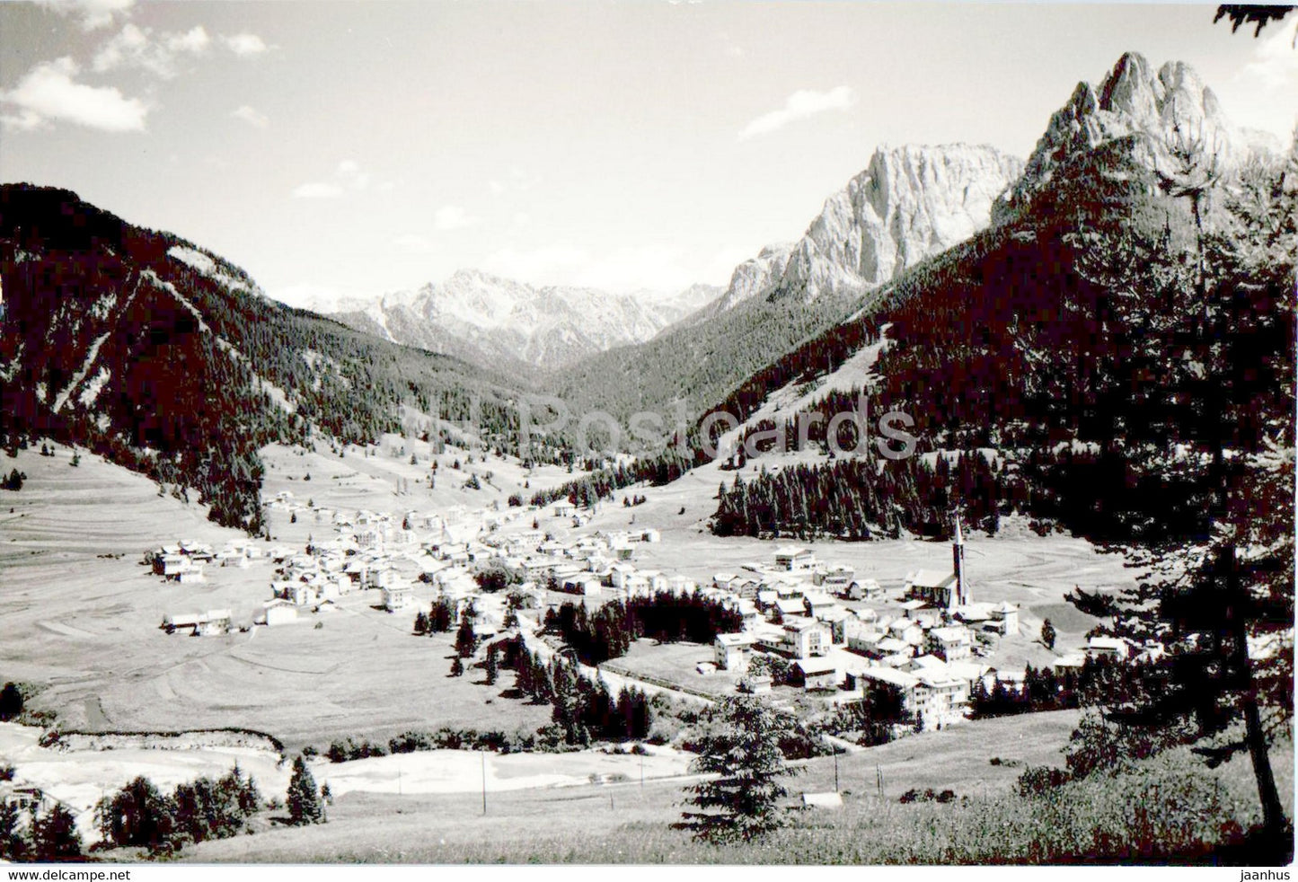 Pozza di Fassa - Dolomiti - Gruppo Monzoni - Sasso Undici - Sasso Dodici - old postcard - Italy - unused - JH Postcards