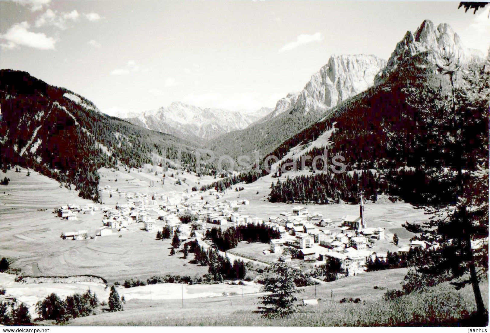 Pozza di Fassa - Dolomiti - Gruppo Monzoni - Sasso Undici - Sasso Dodici - old postcard - Italy - unused - JH Postcards