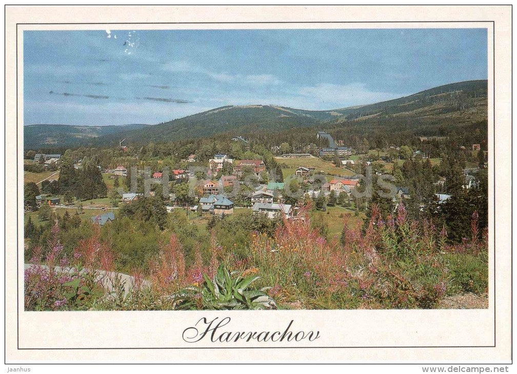 Harrachov - Krkonose Mountains - Czech Republic - used 1998 - JH Postcards