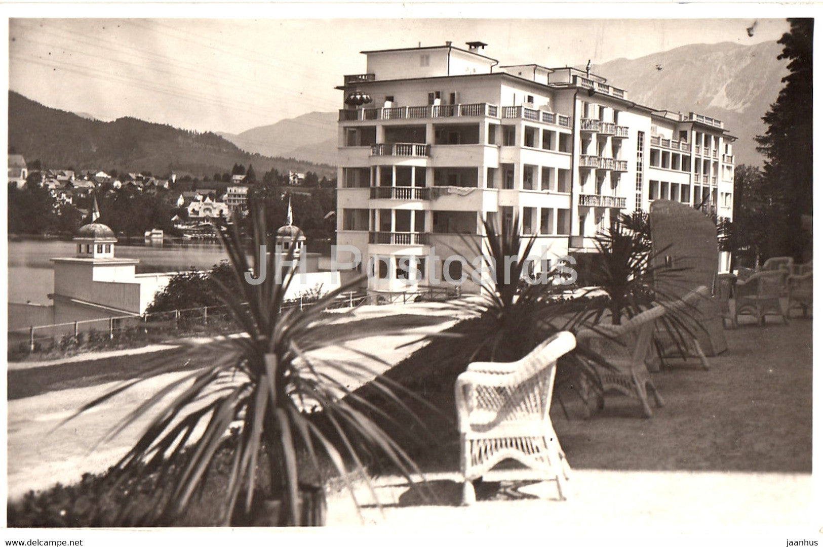 Grand Hotel Toplice - Bled - old postcard - 1931 - Slovenia - Yugoslavia - used - JH Postcards