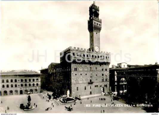 Firenze - Florence - Piazza della Signoria - 87 - Italy - unused - JH Postcards