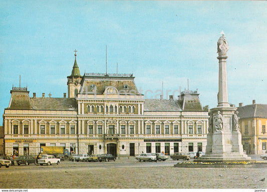 Baja - Municipal Council House - car - Hungary - unused - JH Postcards