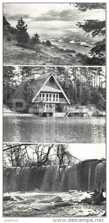 lake Peipsi - lake Viitna - Keila-Joa waterwall - photo card - 1975 - USSR Estonia - unused - JH Postcards