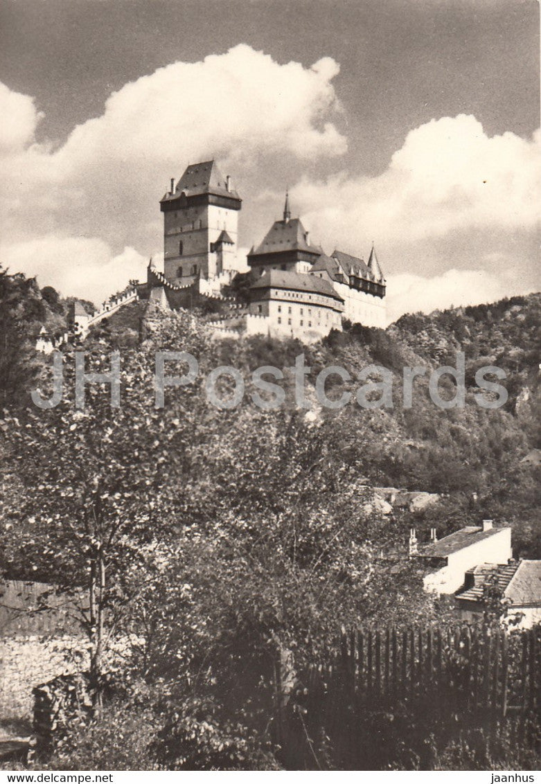 Karlstejn - statni hrad - castle - 1965 - Czech Republic - Czechoslovakia - unused - JH Postcards