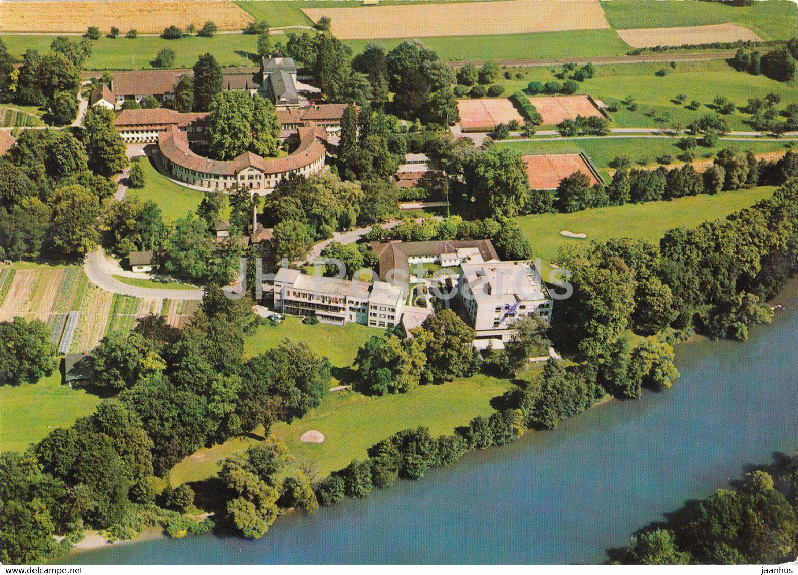 Schinznach Bad AG - Rheumaklinik Bad Schinznach - Kurhotel Habsburg - Parkhotel Kurhaus - 1981 - Switzerland - used - JH Postcards