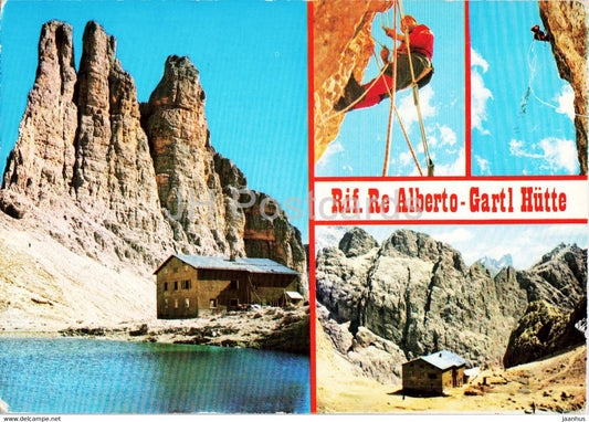 Rif Re Alberto - Gartl Hutte - 54.15 - Italy - used - JH Postcards