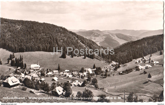 Hohenluftkurort Wintersportplatz Muggenbrunn - Schwarzwald - 1960s - Germany - used - JH Postcards