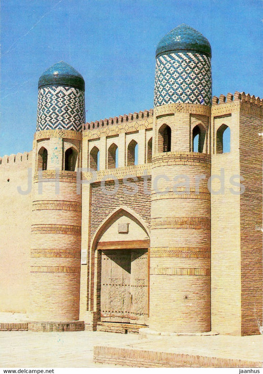 Khiva - Kuhna Ark - East Gate - 1984 - Uzbekistan USSR - unused - JH Postcards