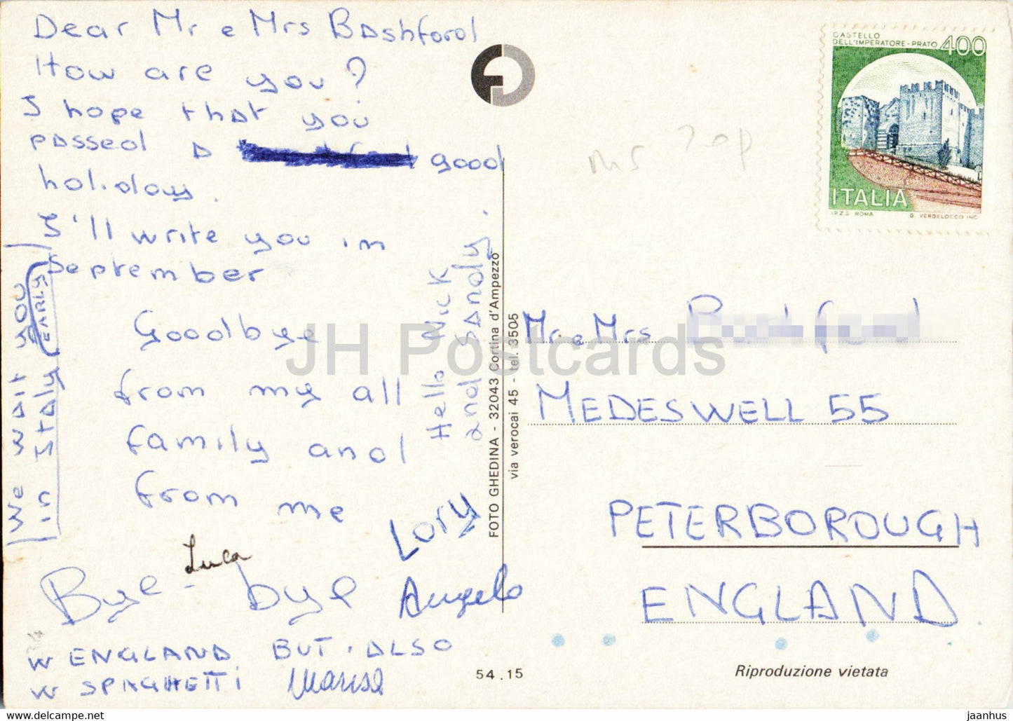 Rif Re Alberto – Gartl Hutte – 54,15 – Italien – gebraucht