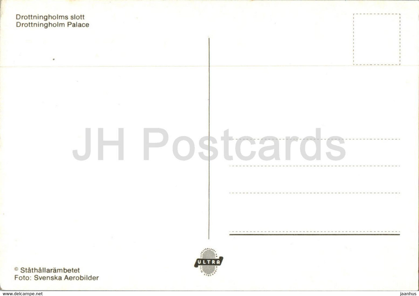 Drottningholm slott - palace - Sweden - unused