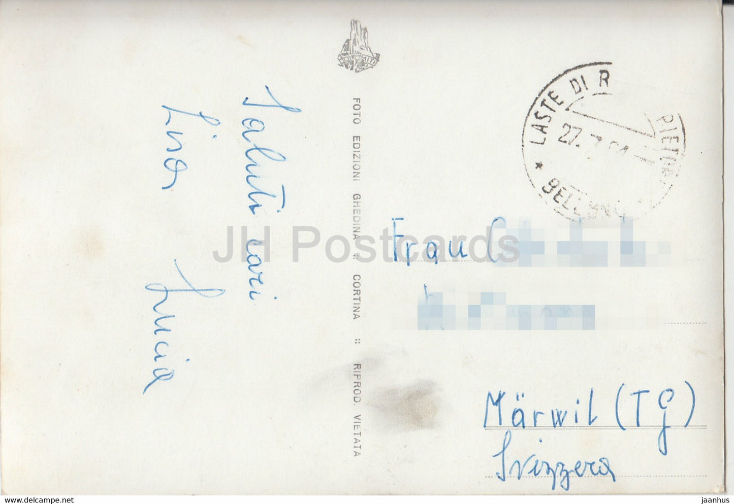 Sopracordevole e Laste - verso il Sella - Italy - used