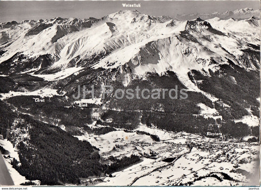 Klosters gegen Gotschna Parsenn Weissfluh - Switzerland - unused - JH Postcards