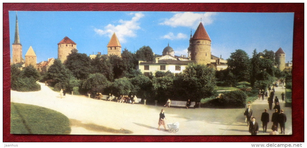 A view of the old city - Tallinn - 1967 - Estonia USSR - unused - JH Postcards