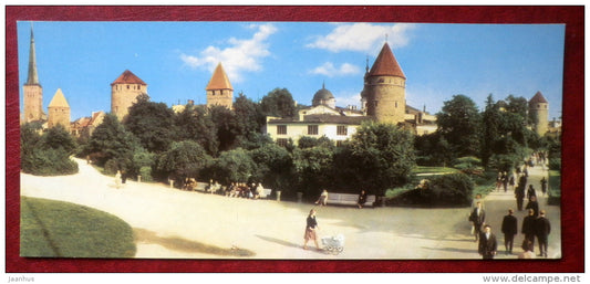 A view of the old city - Tallinn - 1967 - Estonia USSR - unused - JH Postcards