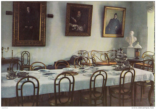 The Hall , House´s Biggest Room - Russian writer Leo Tolstoy Museum - Yasnaya Polyana - 1967 - Russia USSR - unuse - JH Postcards