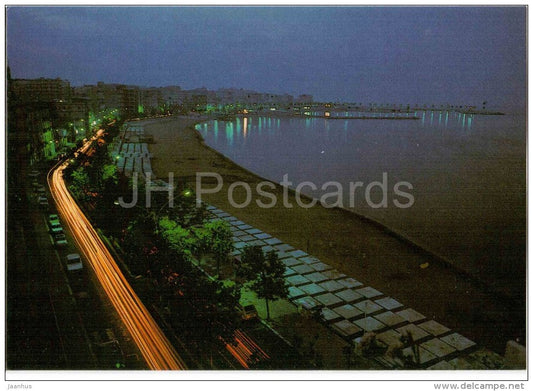 viale Gramsci di notte - Gramsci boulevard at night - Crotone - Calabri - 133 - Italia - Italy - unused - JH Postcards