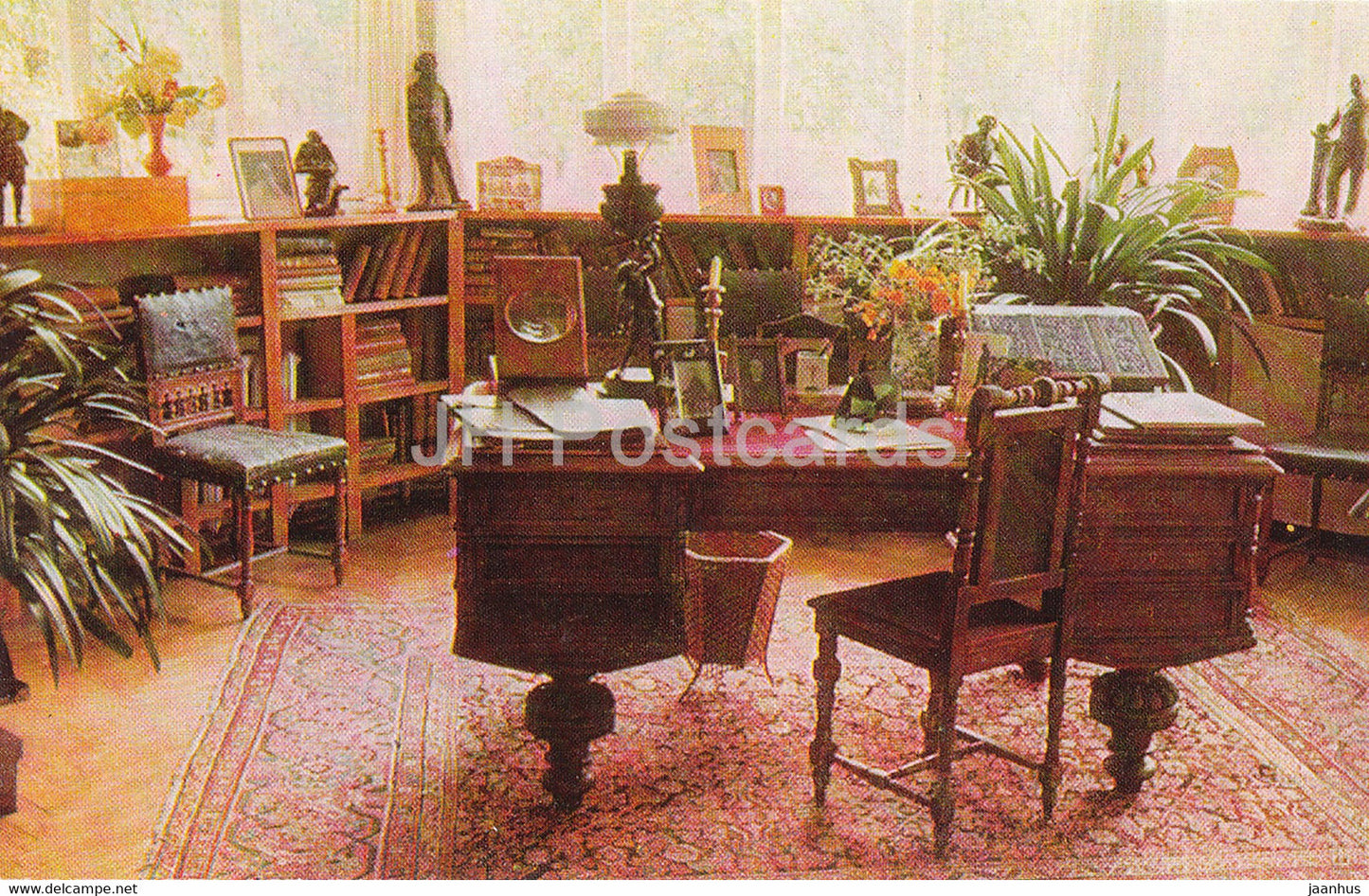 Penaty Estate Museum of Russian Artist Ilya Repin - Lenin Cabinet - 1975 - Russia USSR - unused - JH Postcards