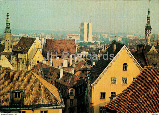 Tallinn - Old Town - 1 - 1979 - Estonia USSR - unused - JH Postcards