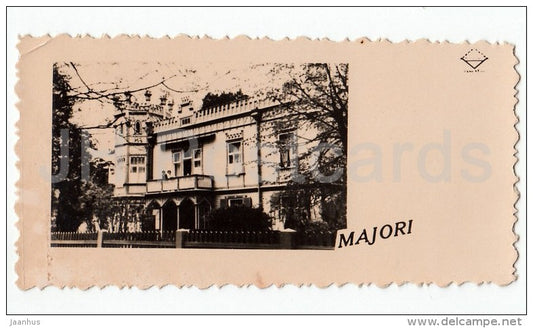 Majori - mini old postcard - Latvia USSR - unused - JH Postcards